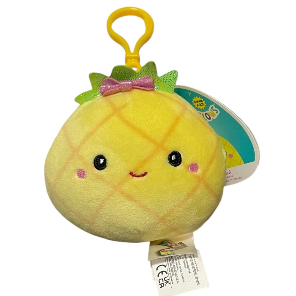 Squishmallows 3.5” Pineapple Clip